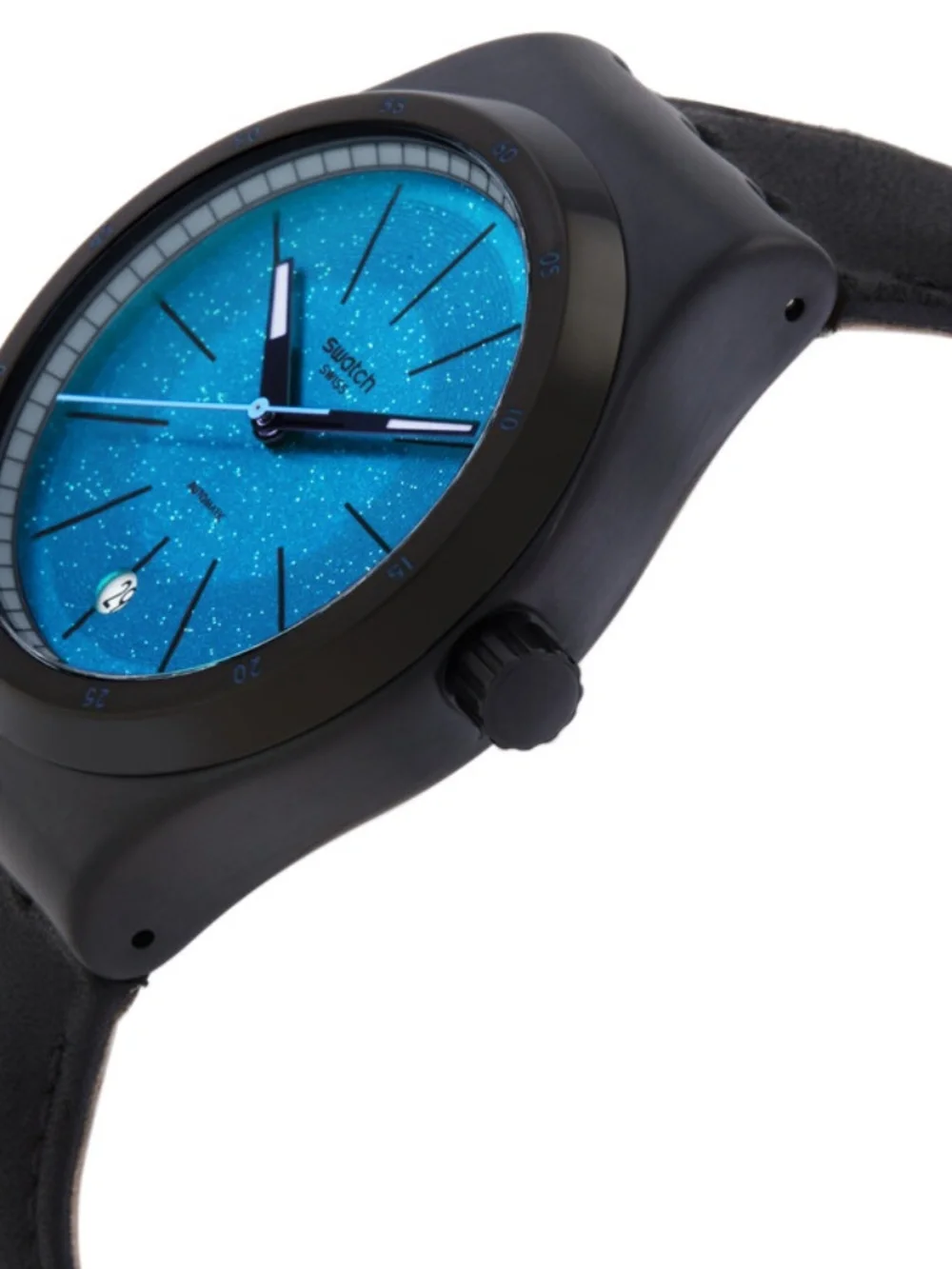 Swatch Blackcloak Mechanism SISTEM51 Automatic Watch (YIB408)